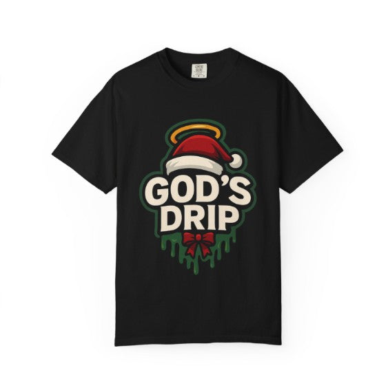 God's drip Christmas hat shirt