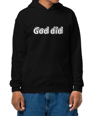 God did youth hoddie