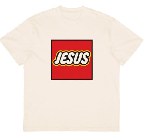 Jesus block t shirt
