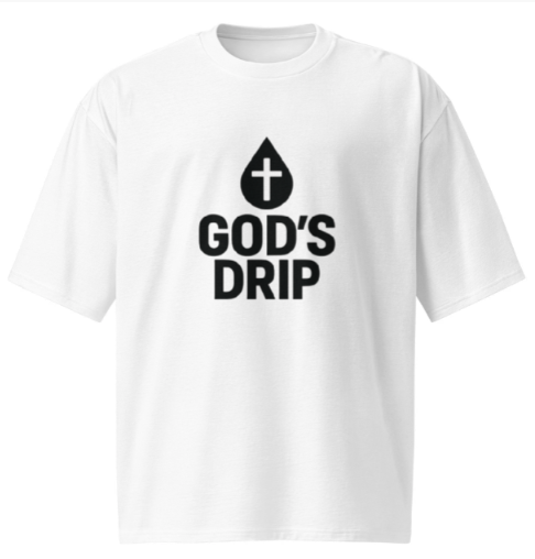 God's drip box style t shirt