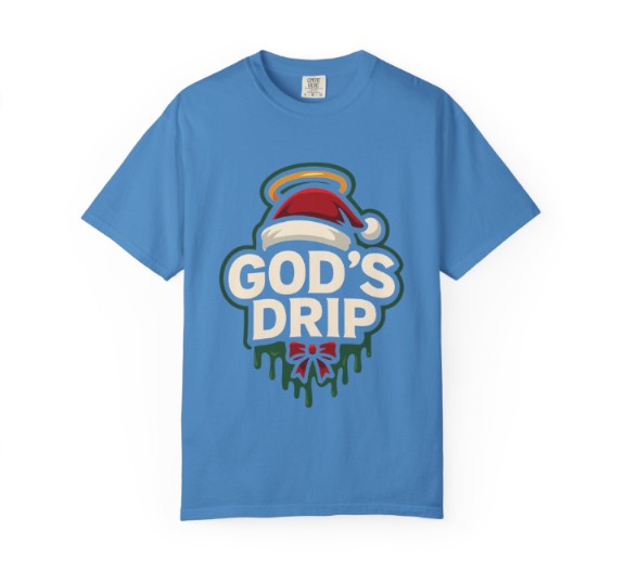 God's drip Christmas hat shirt
