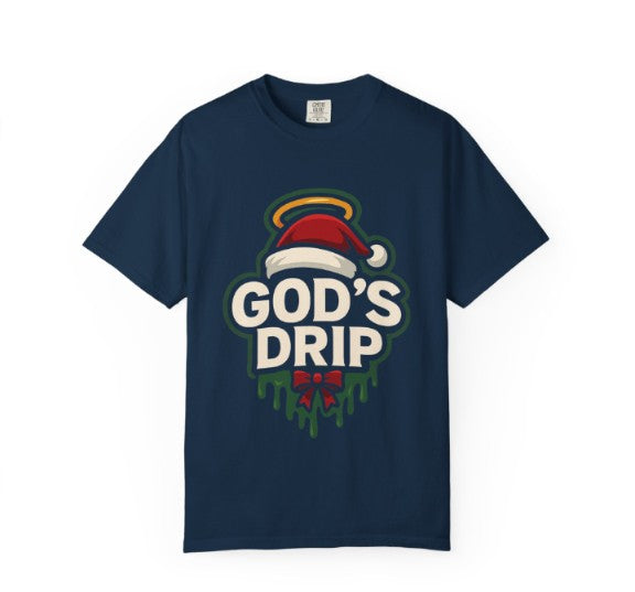 God's drip Christmas hat shirt