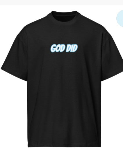 God did oversized t shirt